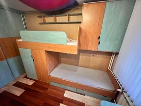 Detská izba - postele, zelená/jelša - 15