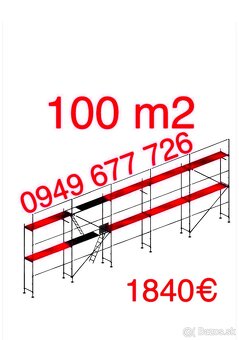 Predám lešenie stavebné lešenie certifikované pozinkované - 15
