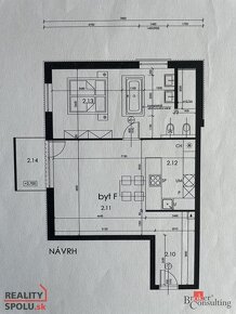 2-izbový byt s parkovaním Vajnory - 15