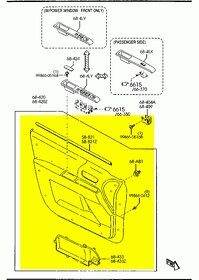 Mazda 5 (CR19, 2005-2010) Panel ĽP dverí vonkajší C23668450H - 15