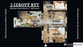 Zrekonštruovaný nadštandardný 2 (až 3) izbový byt s balkónom - 15