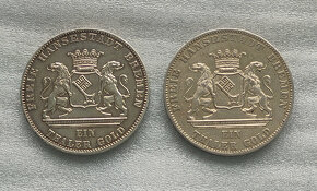 strieborne mince - Nemecke toliare z pred 1871 - 15