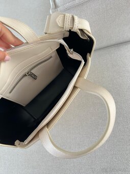 Karl Lagerfeld béžová velká kabelka / crossbody - 15