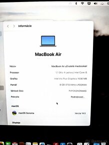 Apple Macbook Air 13" i5. 8GB ram 512GB ssd r. 2020 - 15