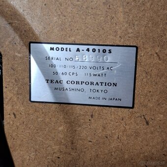 TEAC A-4010S / REEL TO REEL / AUTOMATIC REVERSE - 15