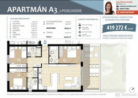 3-izb., zariadený apartmán na ostrove v Chorvátsku.+ bonus - 16