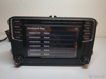 Predám rádio VW MIB2 PQ 5C035680E (AndroidAuto/CarPlay+DAB) - 16