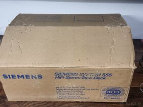 ☆ HiFi Stereo Tape Deck - SIEMENS SYSTEM 555 + O. BOX - 16