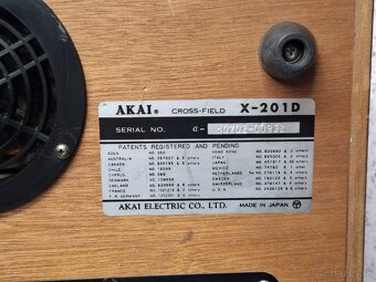 REEL TO REEL / AKAI X-201D / C-F 3 HEAD 3 MOTOR AUTO REVERSE - 16