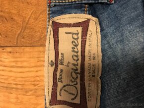 DSGUARED2 originál jeansove capri nohavice XL - 16