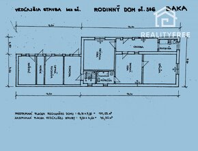 Na predaj: 3izbový rodinný dom na pozemku o rozlohe 925 m2,  - 16