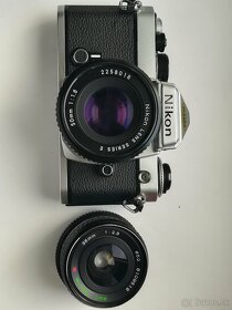 Nikon FE , základný + širokouhlý objektív. - 16