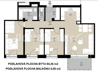 PREDAJ: Nadštandardný 4 izbový byt s balkónom v exkluzívnej  - 16