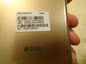 Predám 2x iPhony a 1x Samsung A530F DUAL SIM 32Gb - 16