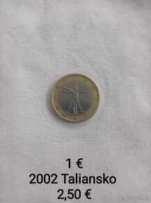 2 eurové mince, 1€, 0,50€ - 16