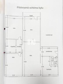 V tehlovej bytovke/ 4 izb. byt s vlastným kotlom, garáž + zá - 16