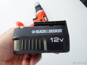 Predám kvalitnú AKU-VŔTAČKA/ŠRÓBOVAčKA+BATERIA Black Decker - 16