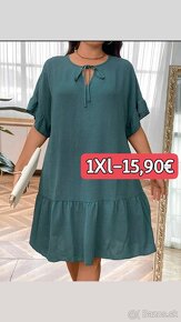 Dámske plus size saty pre bacuľky - 16