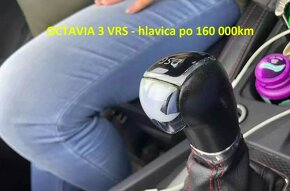 Kožená DSG Skoda radiaca paka hlavica automatu - 16