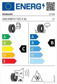 Predám zimné pneumatiky 245/45R19 275/40 R19 - 16