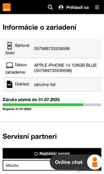 iPhone 14 BLUE TOP STAV ORIGINÁL + ZÁRUKA - 16