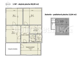 PREDAJ: Menší rodinný dom na brehu Rimavy, 104 m2, Tisovec,  - 16