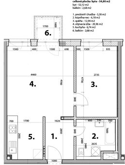 Prenajmem ciastocne zariadeny 2-izbovy byt v DNV - 16