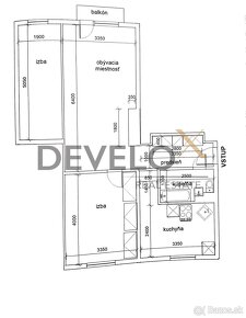 Na predaj 3-izb. byt s balkónom a pivnicou v centre mesta Ma - 16