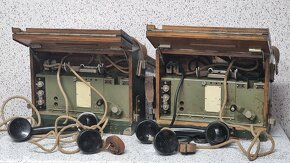 2x ARMÁDNY POĽNÝ TELEFÓN / Armeetelephon 1932 SWISS WW2 - 16