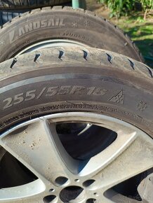 Predám orig.disky BMW+zimné pneu LANDSAIL 255/55 R18 - 16