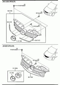 Mazda 5 (CR19, 2005-2010) Predná maska s emblémom C23550711 - 16