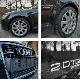 Audi A3 Sportback 2.0 Tdi 103kw 140ps QUATTRO • 3x S-line • - 16