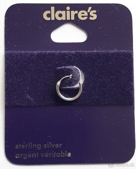 Strieborne nausnice - Claires - 16