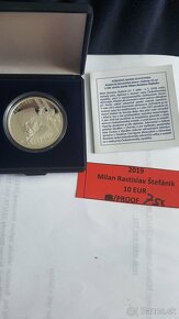 Slovenske strieborne proof mince 10 a 20 Euro - 16