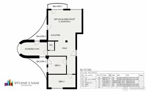 Na predaj | 3 izbový byt 94,82 m² s 3 x balkónom - Centrum - 16