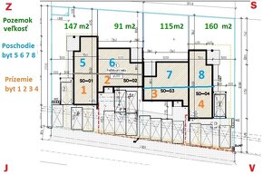 3 izbový byt 72,72 m2 s terasou, 2 parkovacími miestami - 16