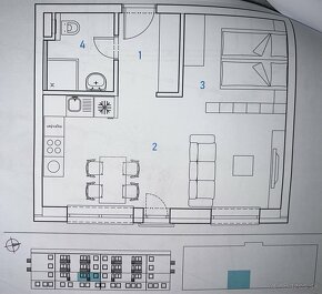 Zariadený 1,5-izbový byt + parkovisko + komora - 16