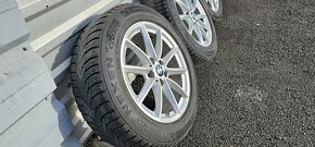 BMW disky 17" originál s pneu zimné a TPMS  5x112 - 16