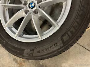 Zimné 225/60 R18" orig BMW X3 / X4 V spoke 618 pneu Michelin - 16