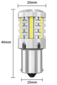 LED autožiarovky BA15S CANBUS / 3020 SMD / denné cúvacie - 16