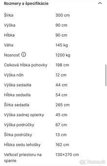 Pohovka/sedacka/gauc v tvare U - 16