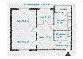 Praktický 3 izbový byt v Petržalke - 16
