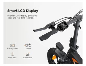 Mestský skladací ebike Engwe,20x2.3",250W,13Ah,32km/h,25kg - 16