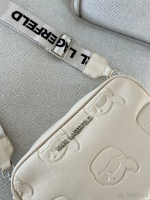 Crossbody kabelka Karl Lagerfeld béžová - 16