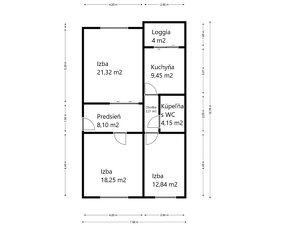 PREDAJ 3 izbový byt, 79 m2, Veľký Meder, Komárňanská - 16