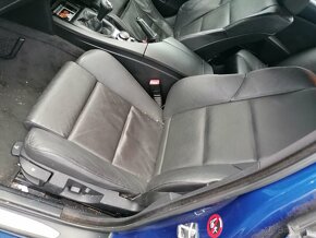 Čierne kožené, elektrické sedadlá bmw e60 - 16