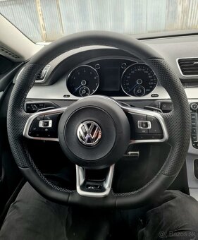 VOLANT VOLKSWAGEN R RLINE kožený BIELE PREŠÍVANIE - 16