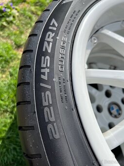 Hlinikove disky 5x120 r17 + pneu 225/45 ZR17 - 16