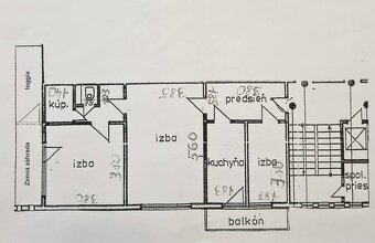 Pekný, zariadený byt, balkón +loggia + zimná záhrada, Kukučí - 16