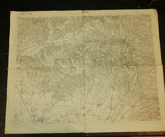 Stará mapa Humenné a okolie-1904. - 16